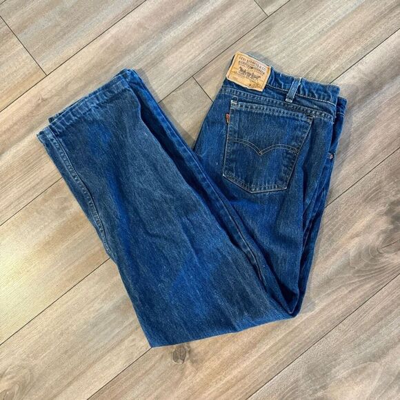 Vintage 90s Levi’s‎ 506 Washed Blue Jeans Denim Mens size 40x32 - Picture 1 of 6